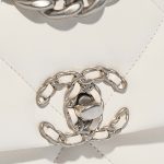 Chanel 19 FlapBag White Closing System  | Sell your designer bag on Saclab.com