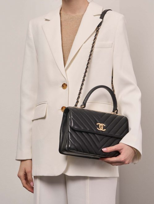 Chanel TrendyCC Medium Black 1M | Sell your designer bag on Saclab.com