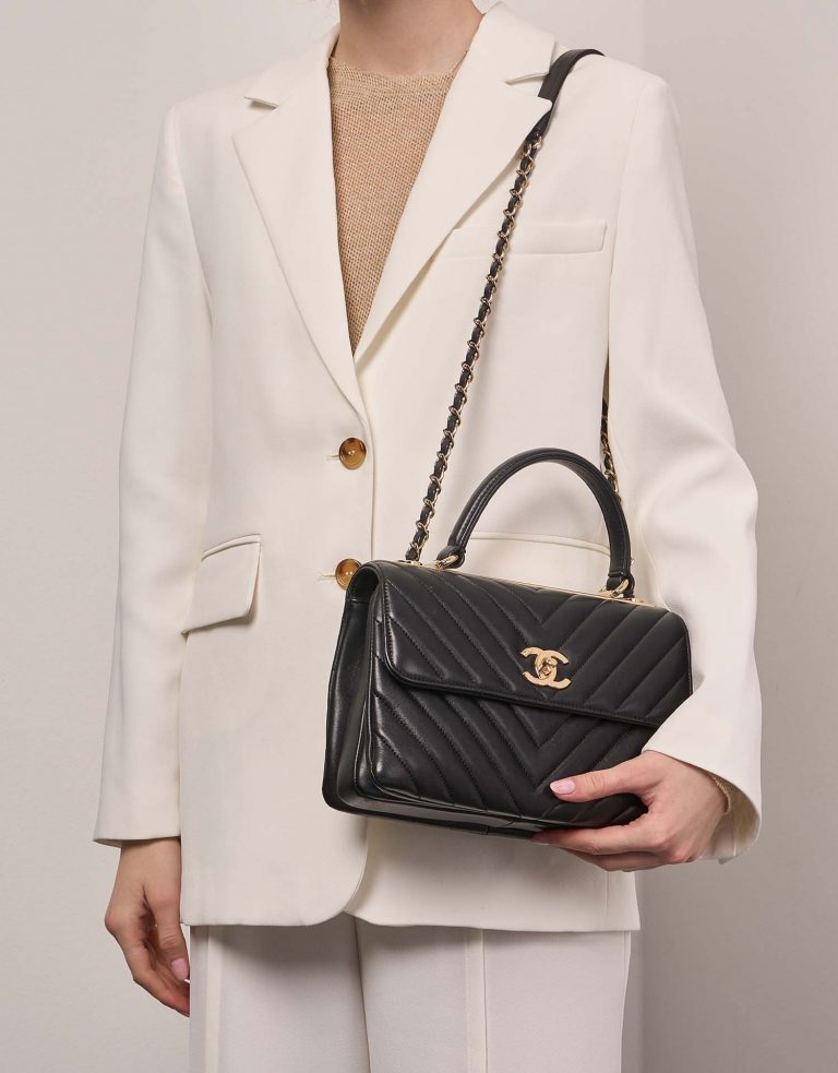 Chanel TrendyCC Medium Black 0F | Vendez votre sac de créateur sur Saclab.com