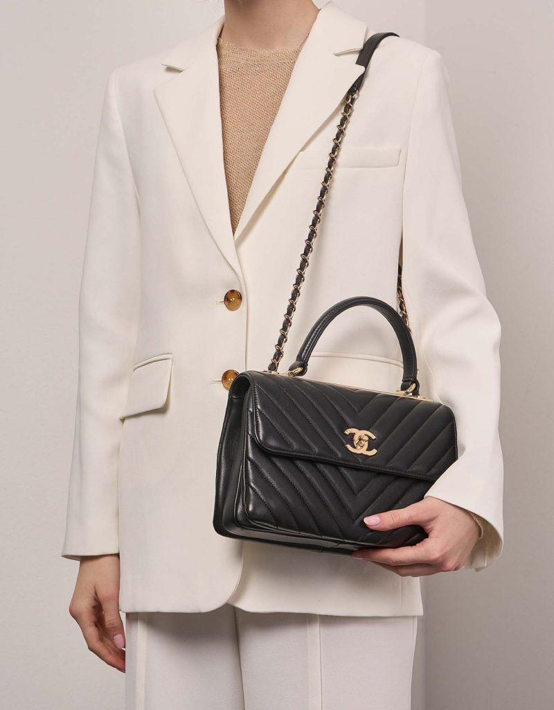 Chanel Trendy CC Medium Lamb Black SACLÀB