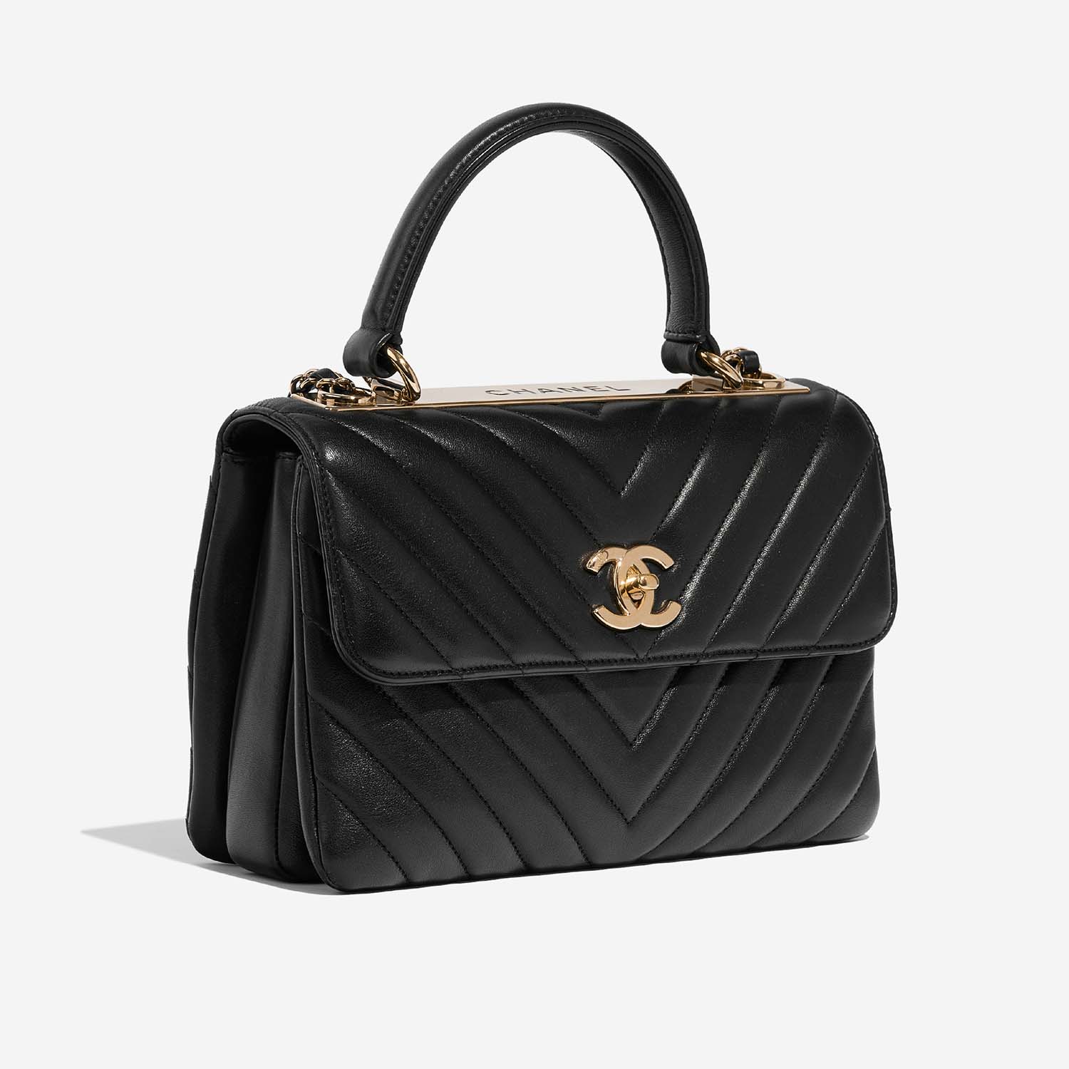 Chanel TrendyCC Medium Black 6SF S | Sell your designer bag on Saclab.com