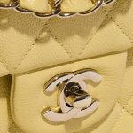 Chanel Timeless Medium PastelYellow Closing System  | Sell your designer bag on Saclab.com
