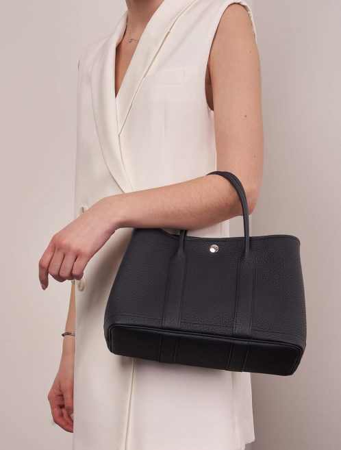 Hermès GardenParty 30 BlueIndigo 1M | Sell your designer bag on Saclab.com