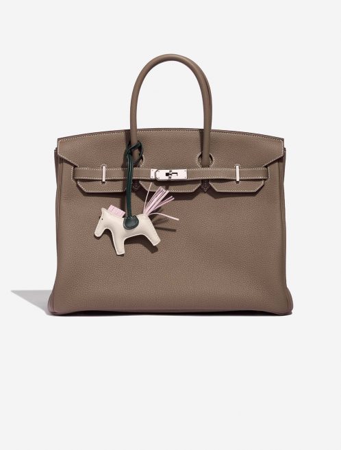 Hermès RodeoPM OneSize Craie-Vert-MauvePale Closing System  | Sell your designer bag on Saclab.com