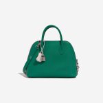 Hermès Bolide 27 VertJade-MauveSylvestre-Nata Front  | Sell your designer bag on Saclab.com