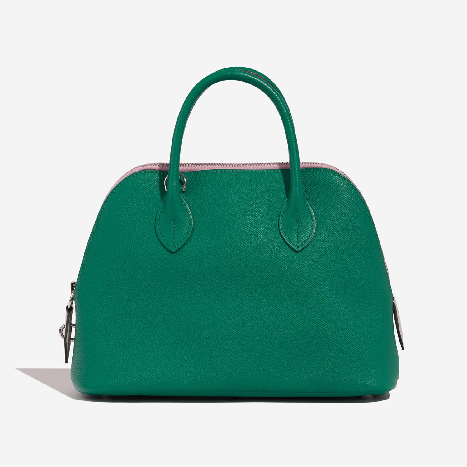 Hermès Bolide 27 VertJade-MauveSylvestre-Nata Back  | Sell your designer bag on Saclab.com