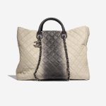 Chanel ShoppingTote Grand GreyBlue-Beige 0F | Sell your designer bag on Saclab.com