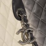 Chanel ShoppingTote Grand GreyBlue-Beige Closing System  | Sell your designer bag on Saclab.com