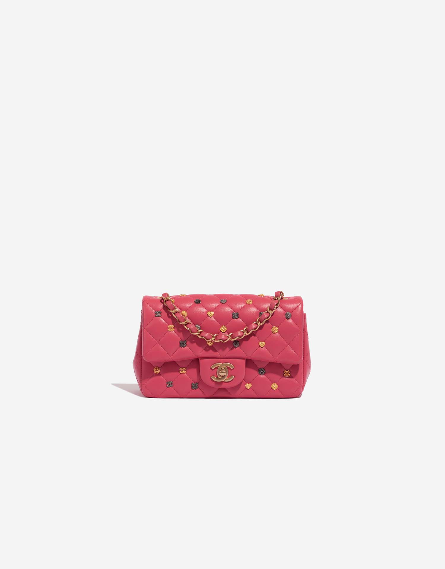 Chanel Pink Lucky Charm Rectangular Mini Flap Bag