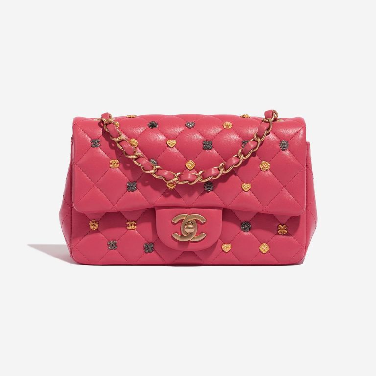 Chanel Timeless MiniRectangular Pink Front  | Sell your designer bag on Saclab.com