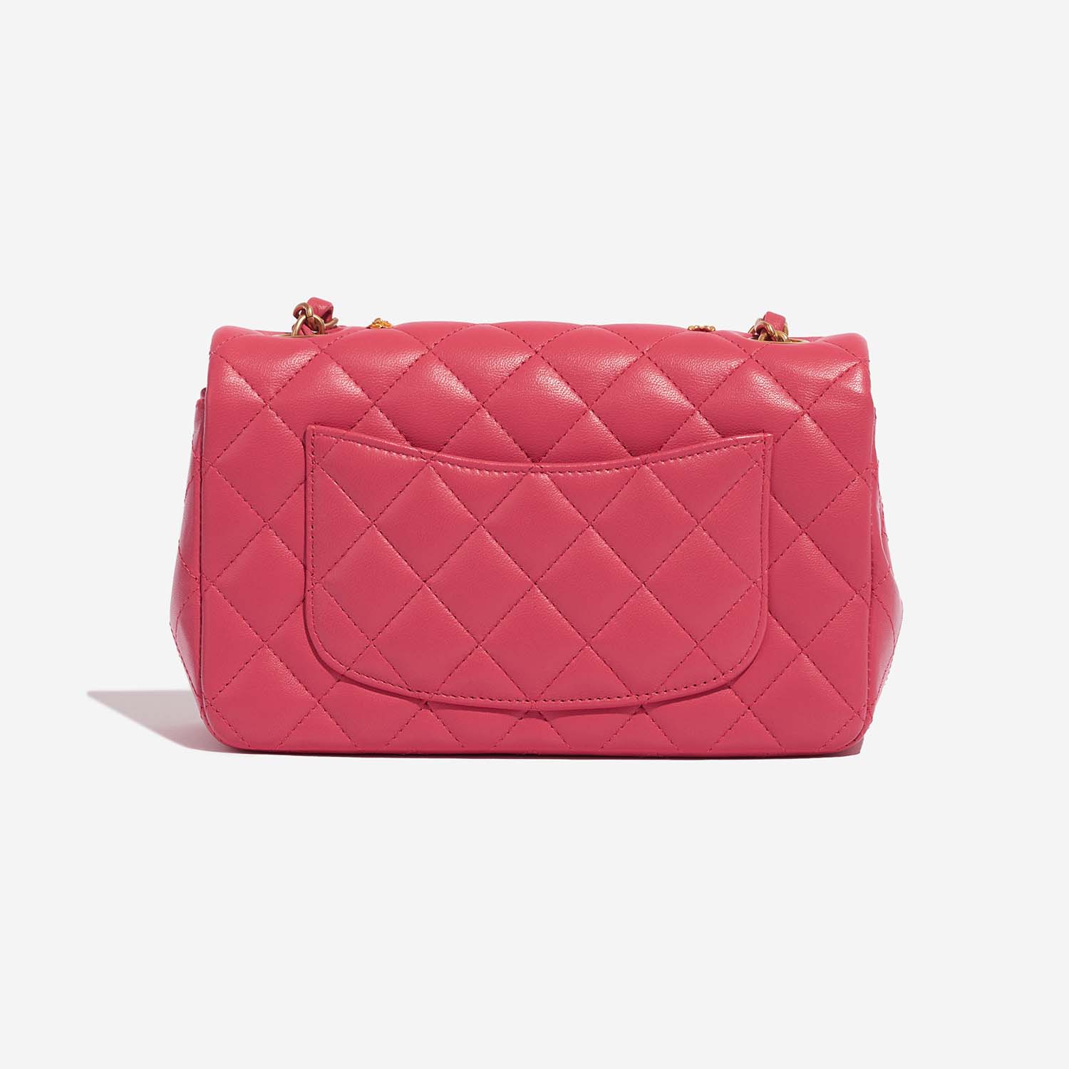 Chanel Timeless MiniRectangular Pink Back  | Sell your designer bag on Saclab.com
