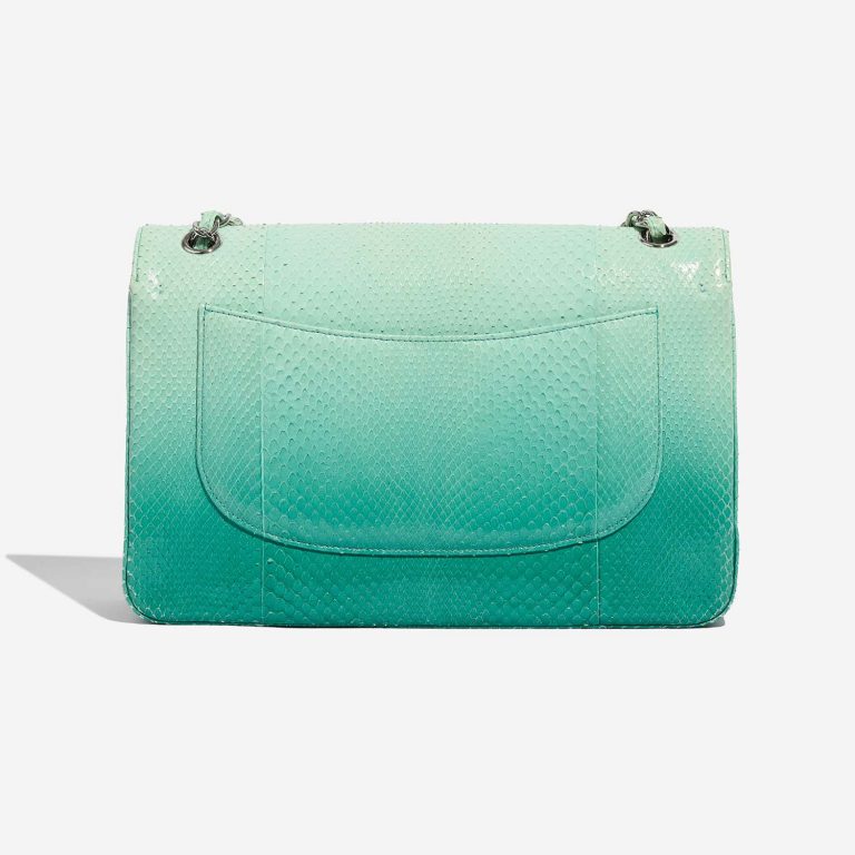 Chanel Timeless Jumbo Turquoise Back | Vendez votre sac de créateur sur Saclab.com