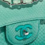 Chanel Timeless Jumbo Turquoise Closing System  | Sell your designer bag on Saclab.com