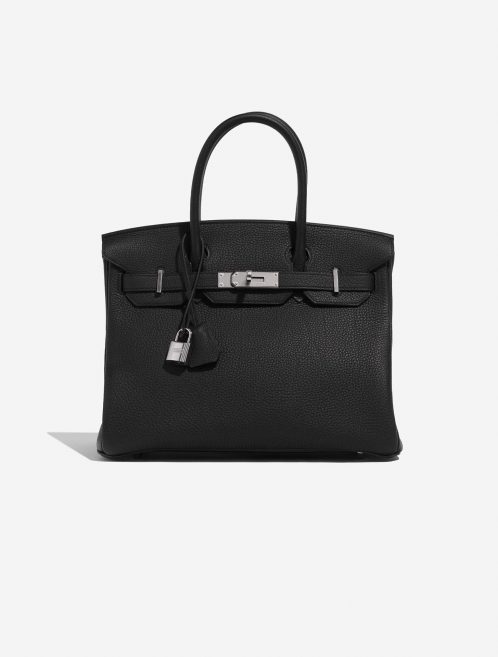 Hermès Birkin 30 Black Front  | Sell your designer bag on Saclab.com