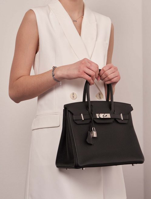 Hermès Birkin 30 Black Sizes Worn | Sell your designer bag on Saclab.com