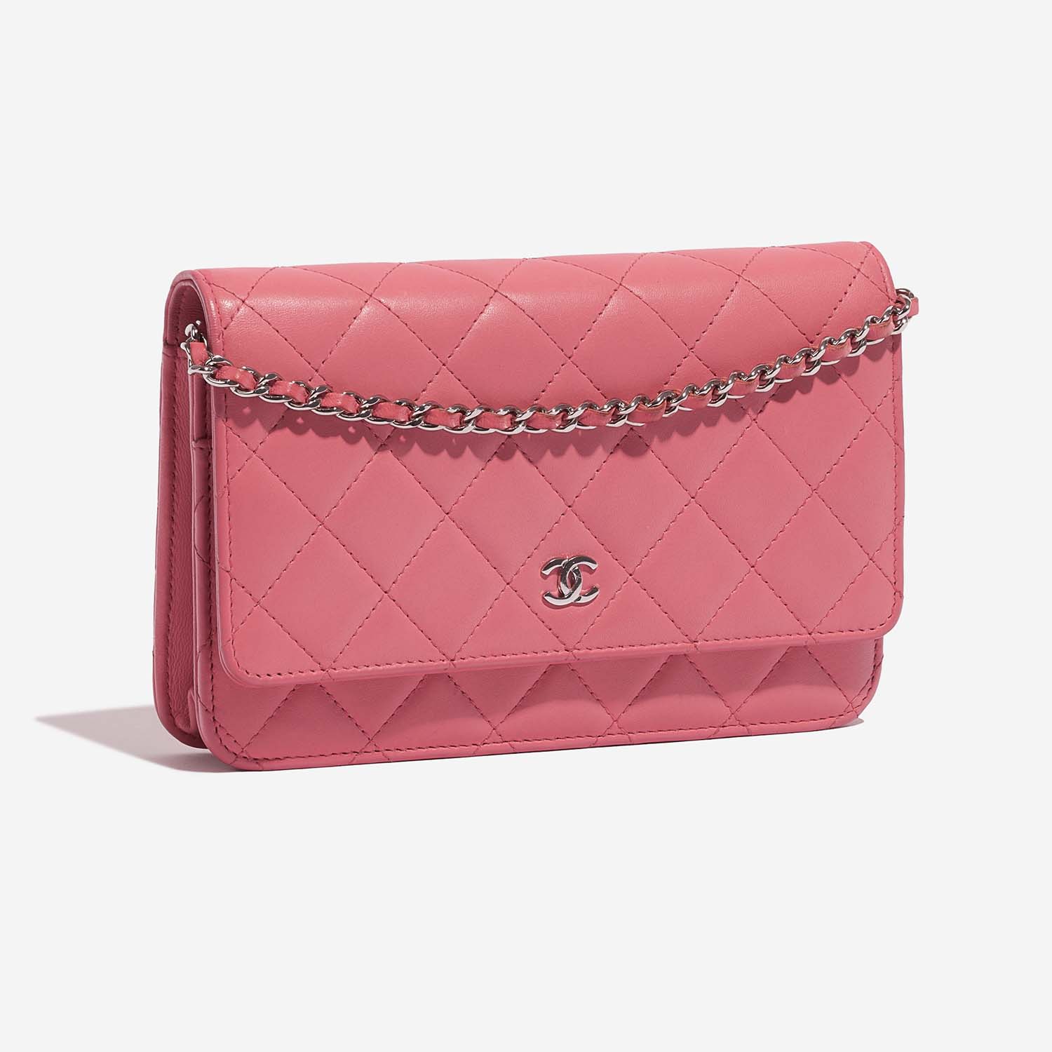 Chanel Timeless WOC Pink Side Front  | Sell your designer bag on Saclab.com
