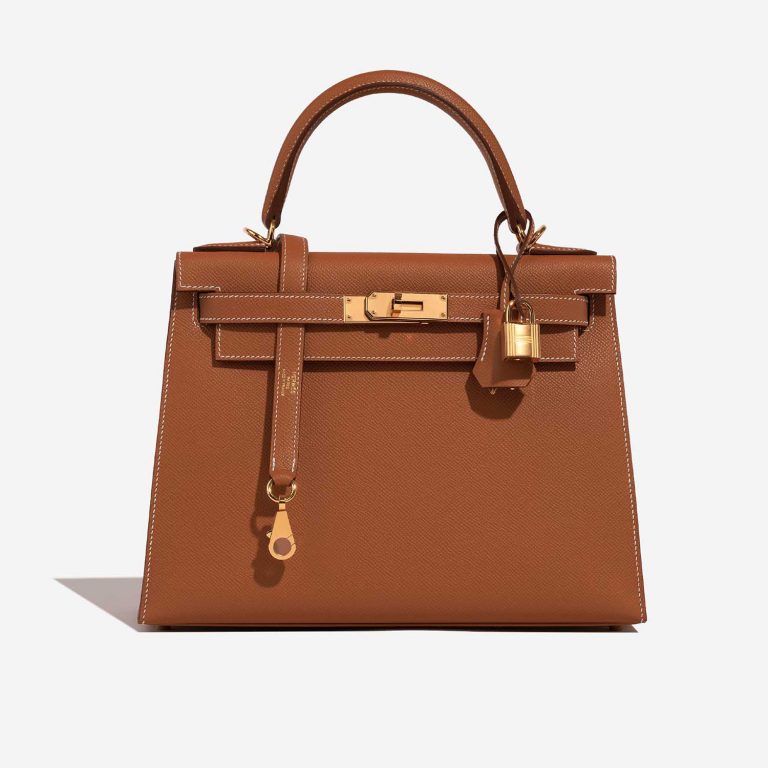 Hermès Kelly 28 Gold 2F S | Sell your designer bag on Saclab.com