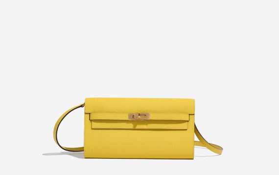 Hermès Kelly ToGo JauneDeNaples Front | Vendez votre sac de créateur sur Saclab.com