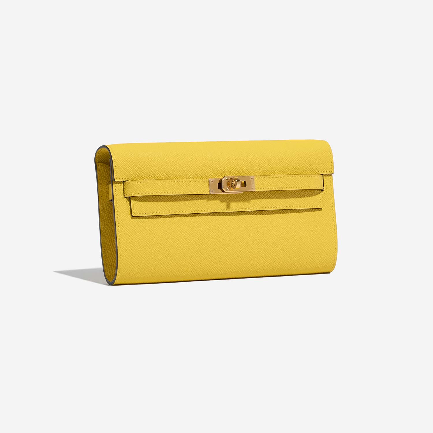 Hermès Kelly ToGo JauneDeNaples Side Front  | Sell your designer bag on Saclab.com