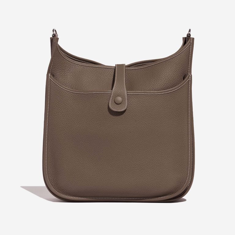 Hermès Evelyne 33 Etoupe Back  | Sell your designer bag on Saclab.com