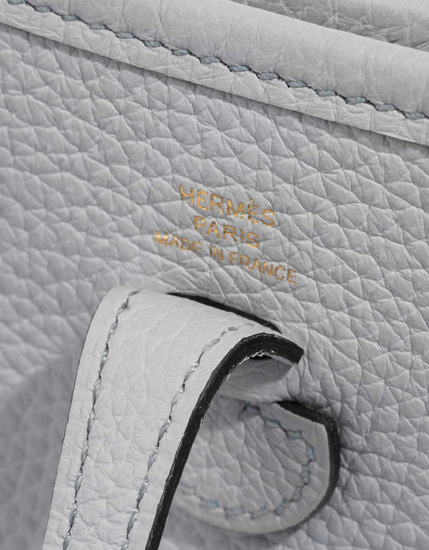 Hermès Evelyne 16 PaleBlue Logo  | Sell your designer bag on Saclab.com