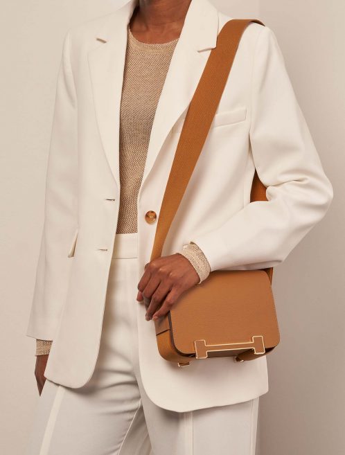 Hermès Geta Caramel 1M | Sell your designer bag on Saclab.com