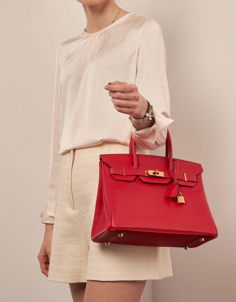 Hermès Birkin 30 RougedeCoeur Front  | Sell your designer bag on Saclab.com