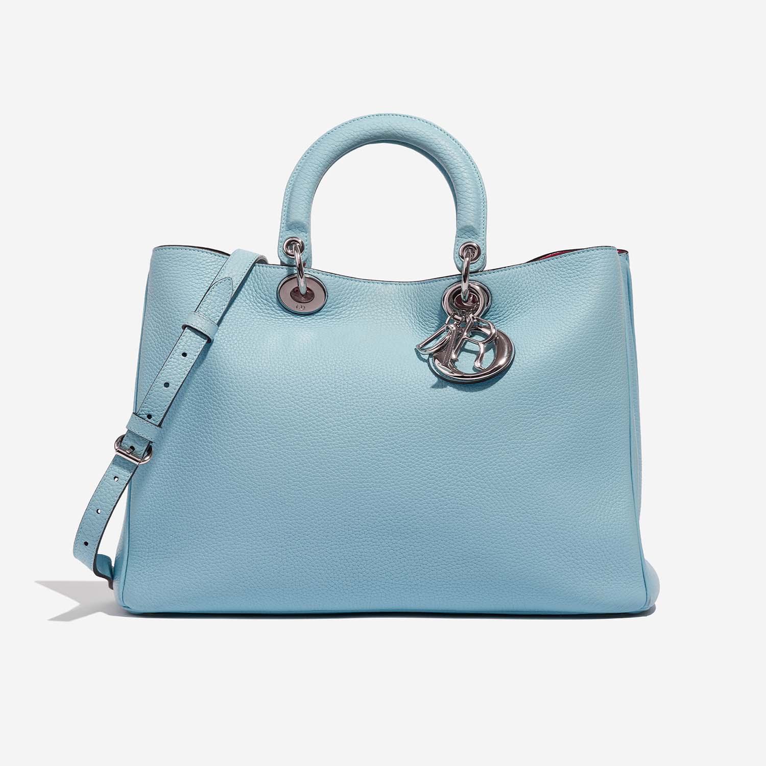 Dior Diorissimo Large LightBlue-Pink 2F S | Sell your designer bag on Saclab.com