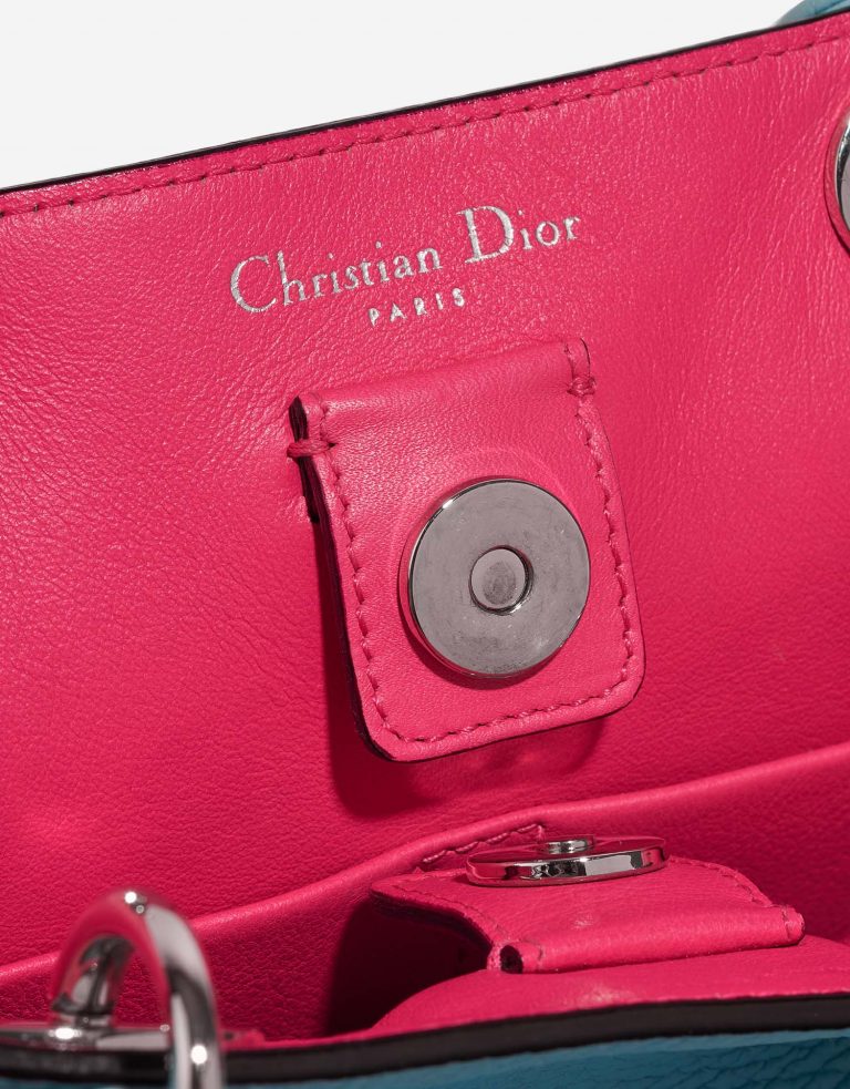 Dior Diorissimo Large LightBlue-Pink Closing System  | Sell your designer bag on Saclab.com