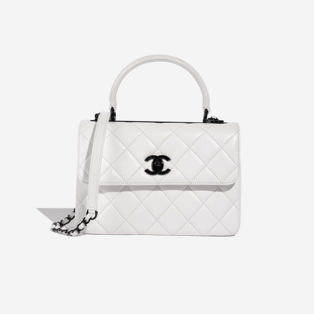 Chanel Trendy CC Medium Lamb White SACLÀB