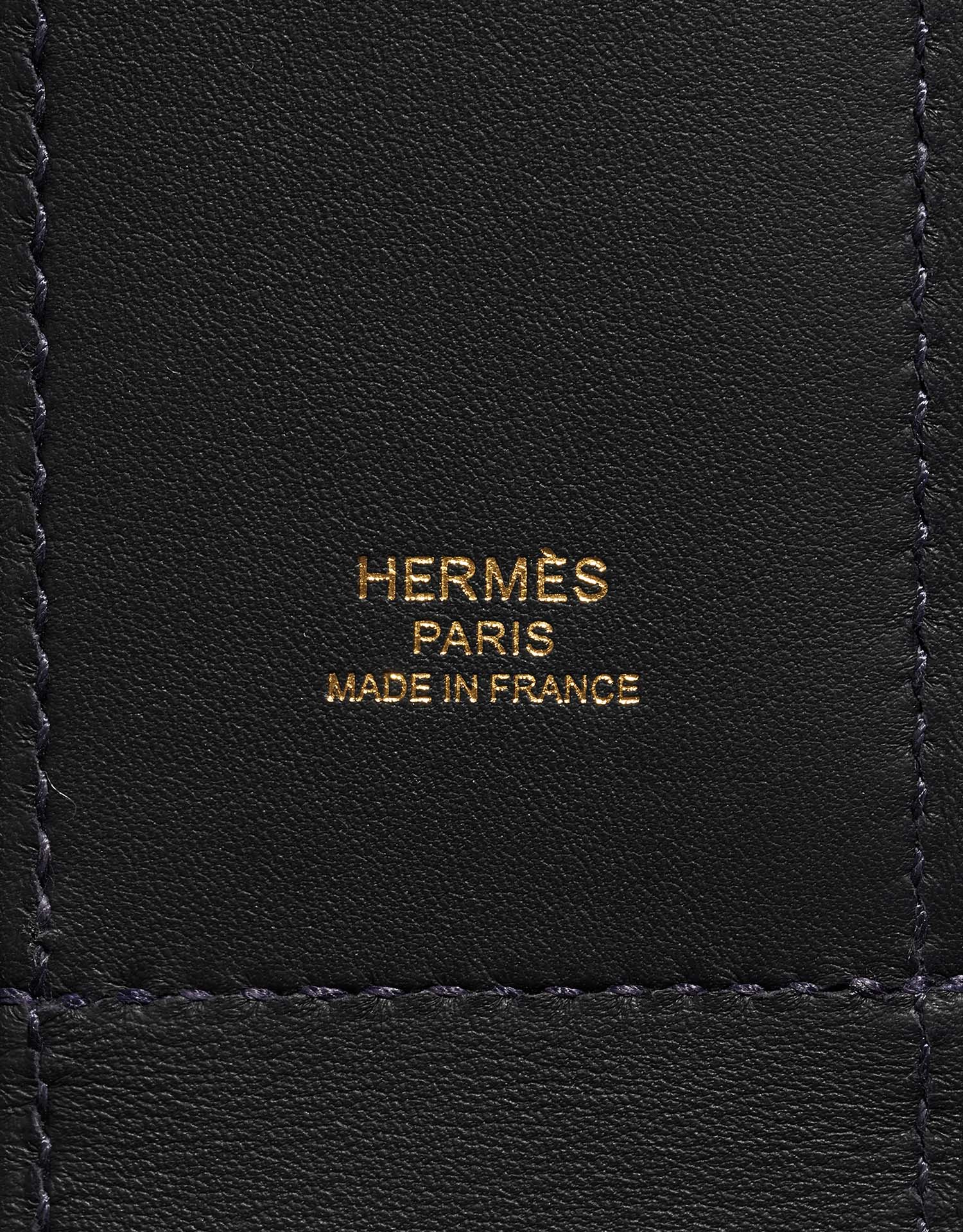 Hermès Kelly PocketStrap Caban-BleuSaphir Logo | Verkaufen Sie Ihre Designertasche auf Saclab.com