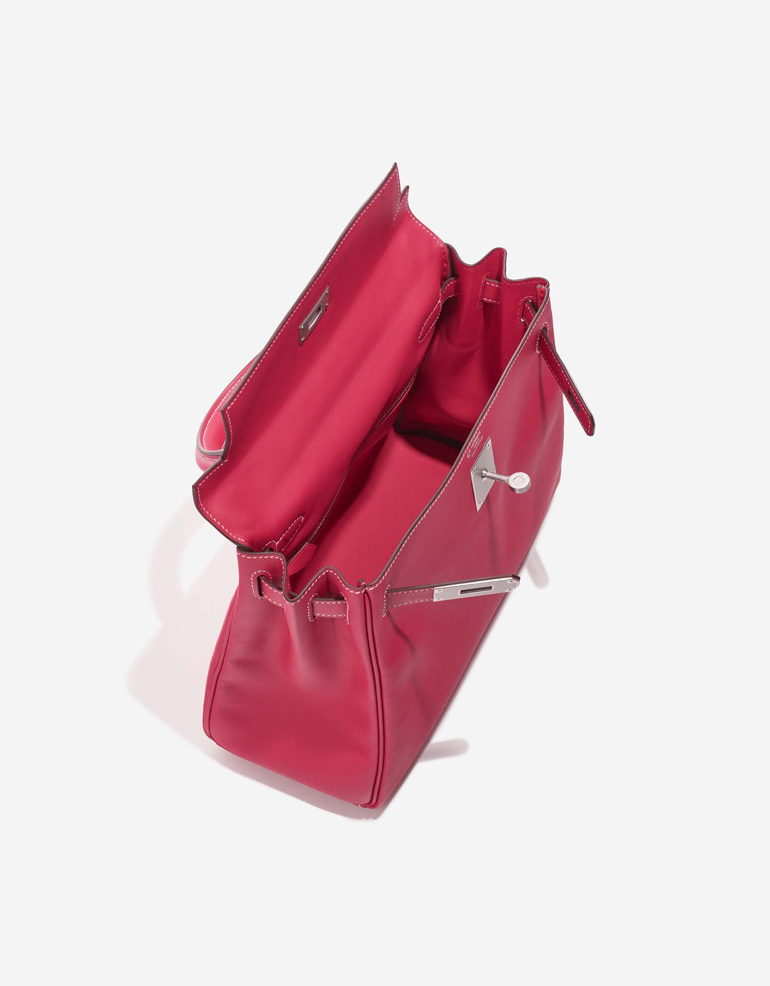 Hermès KellyHSS 28 RoseExtreme-RosaSakura Inside  | Sell your designer bag on Saclab.com