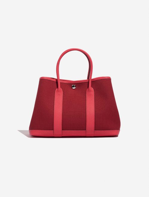 Hermès GardenParty 30 RougeGrenat-Bougainviller Front | Vendre votre sac de créateur sur Saclab.com