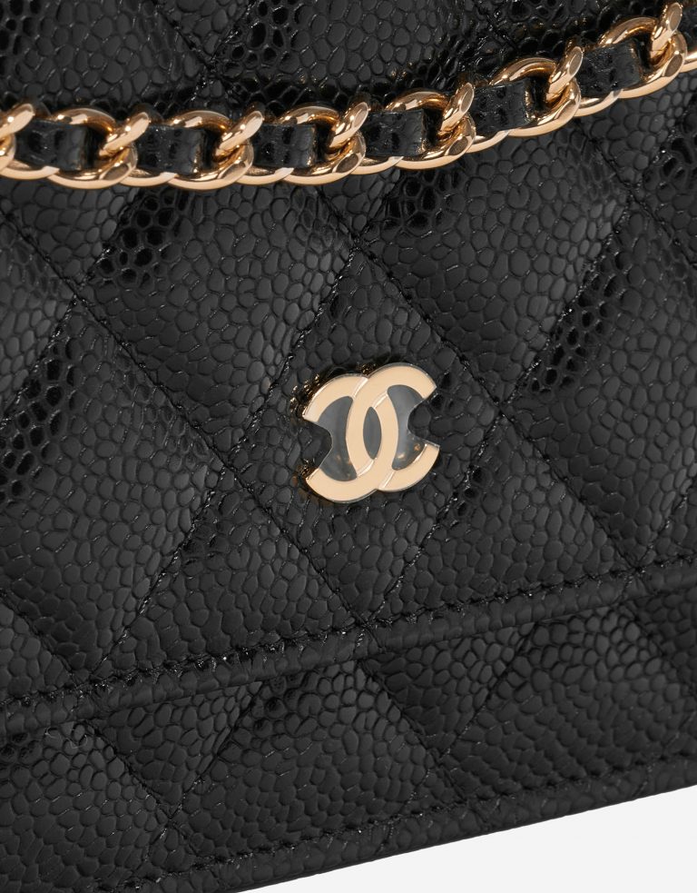 Chanel Timeless WOC Black Closing System  | Sell your designer bag on Saclab.com