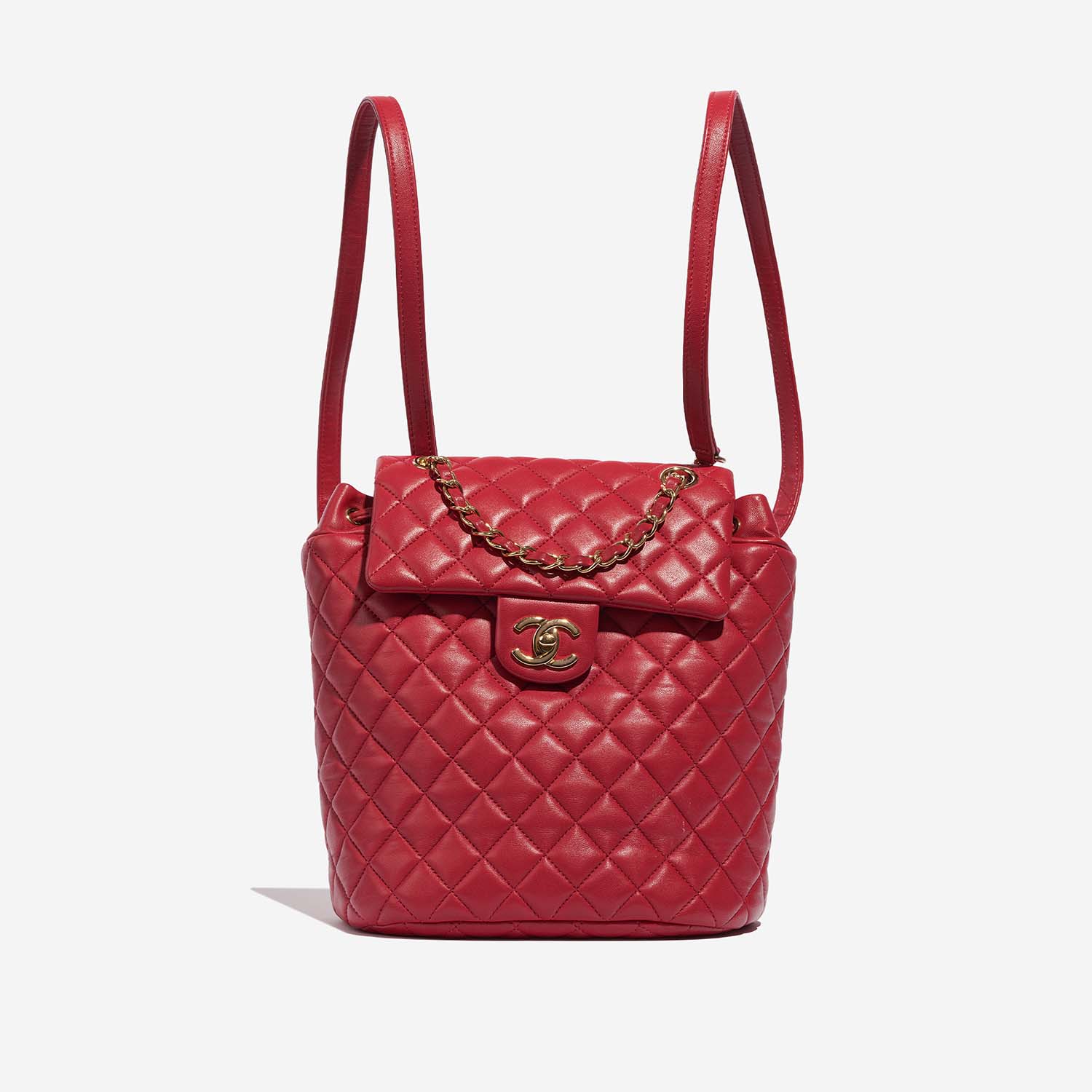 Chanel TimelessBackpack Red Front  | Sell your designer bag on Saclab.com