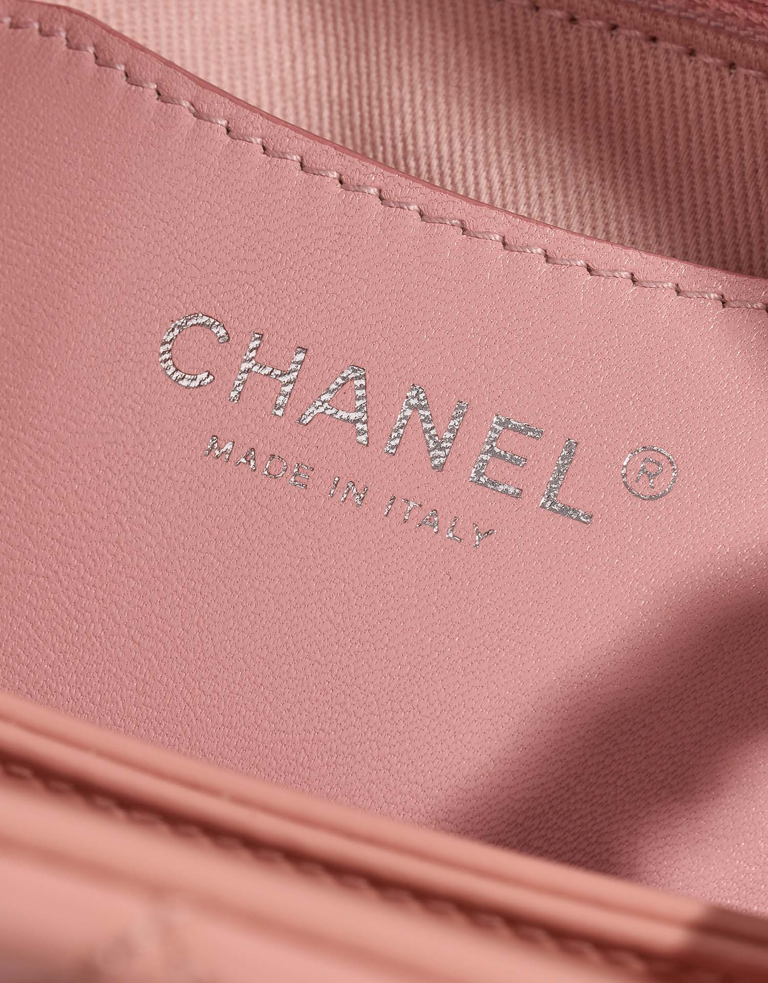 Chanel BowlingMademoiselle Medium Peach Logo  | Sell your designer bag on Saclab.com
