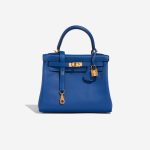 Hermès Kelly 25 BleuFrance Front  | Sell your designer bag on Saclab.com