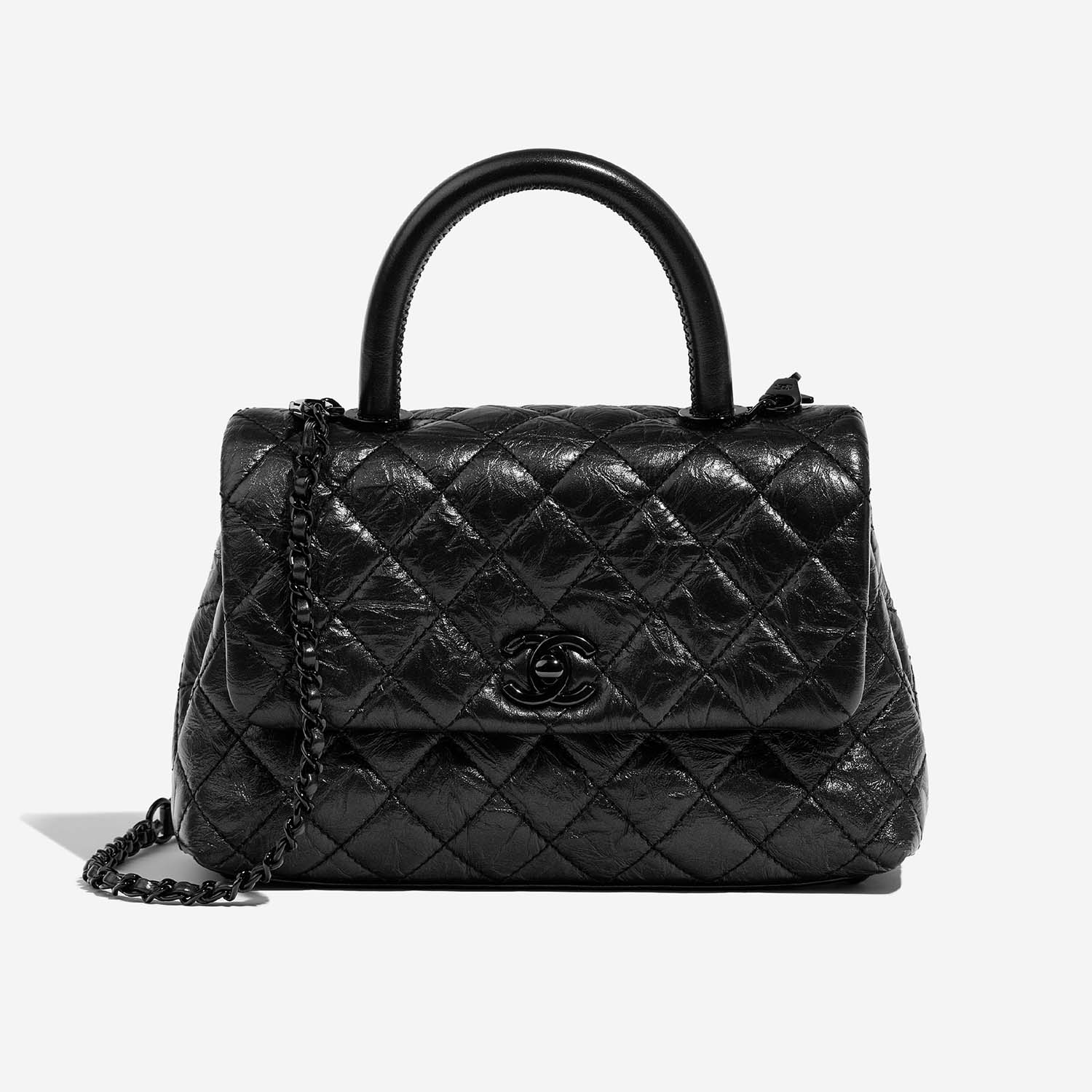 Chanel TimelessHandle Small Black 2F S | Sell your designer bag on Saclab.com