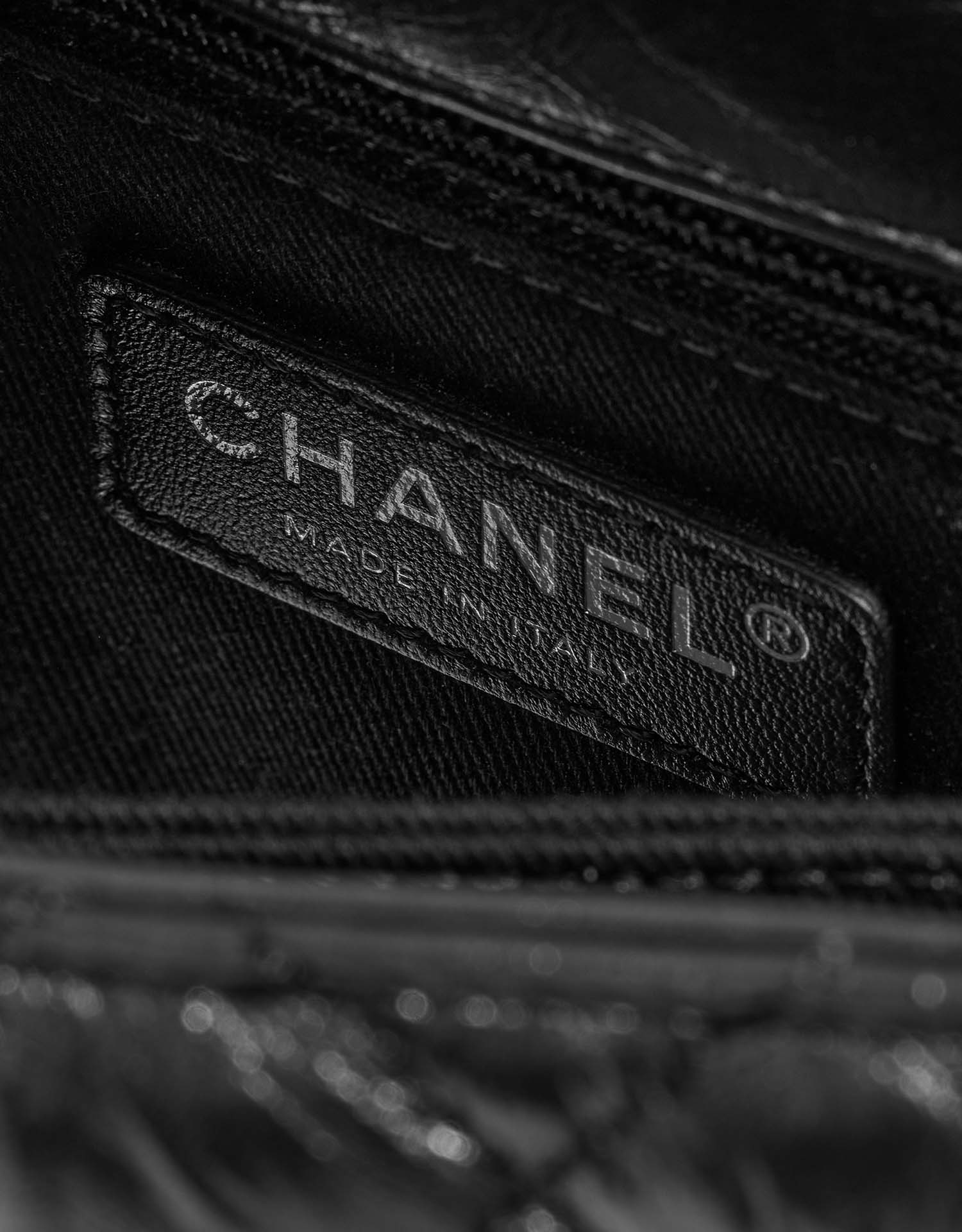 Chanel TimelessHandle Small Black Logo  | Sell your designer bag on Saclab.com