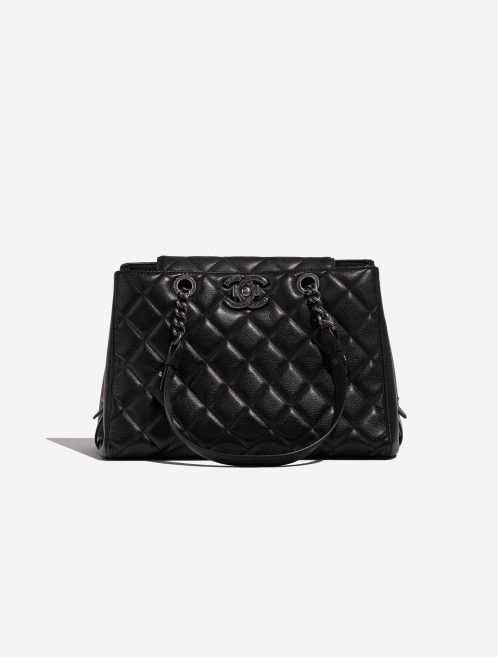 Chanel ShoppingTote Grand Black Front  | Sell your designer bag on Saclab.com