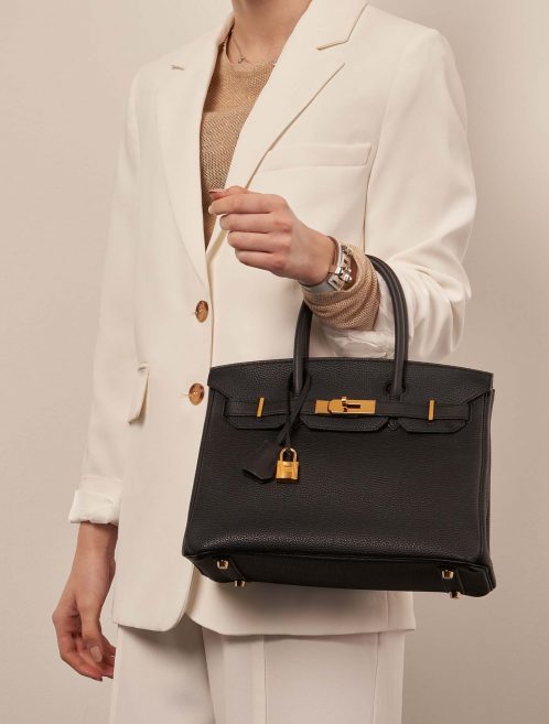 Hermès Birkin 30 Black 1M | Sell your designer bag on Saclab.com