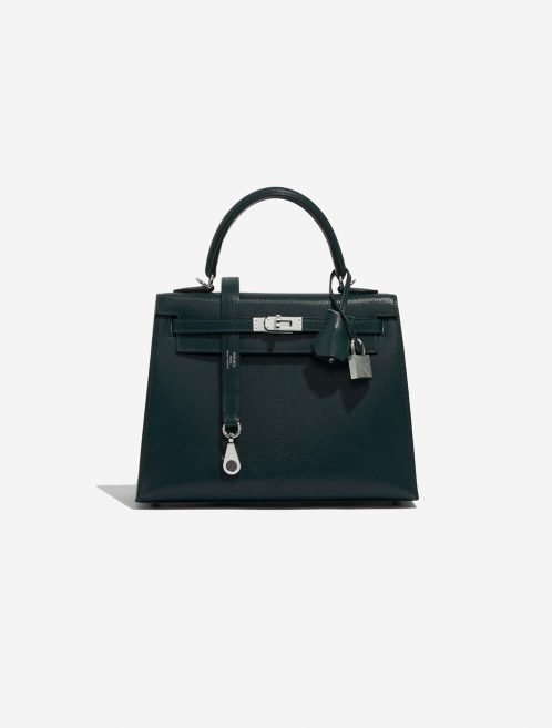 Hermès Kelly 25 VertCypress 0F | Sell your designer bag on Saclab.com