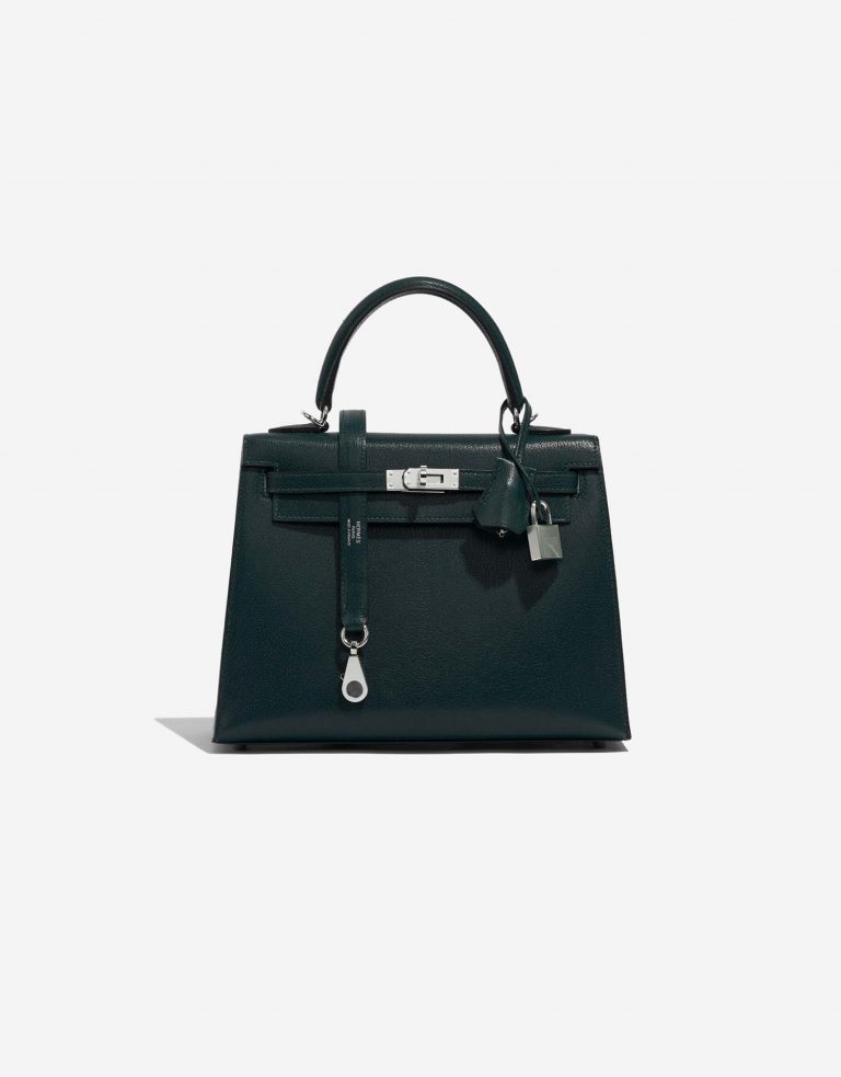 Hermès Kelly 25 VertCypress 0F | Sell your designer bag on Saclab.com