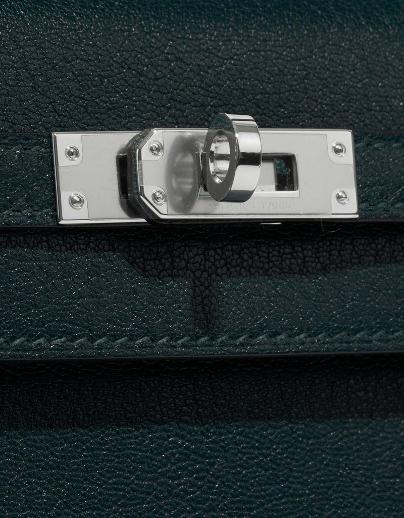 Chevre Chandra Bi-Color Horseshoe Kelly Sellier 25 Rouge De Coeur Etoupe main image 0