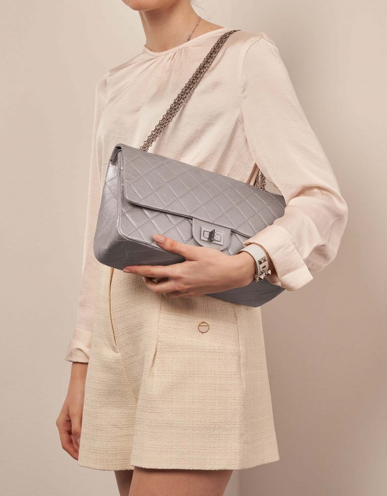 Chanel 255Reissue 227 Silver Front | Vendez votre sac de créateur sur Saclab.com