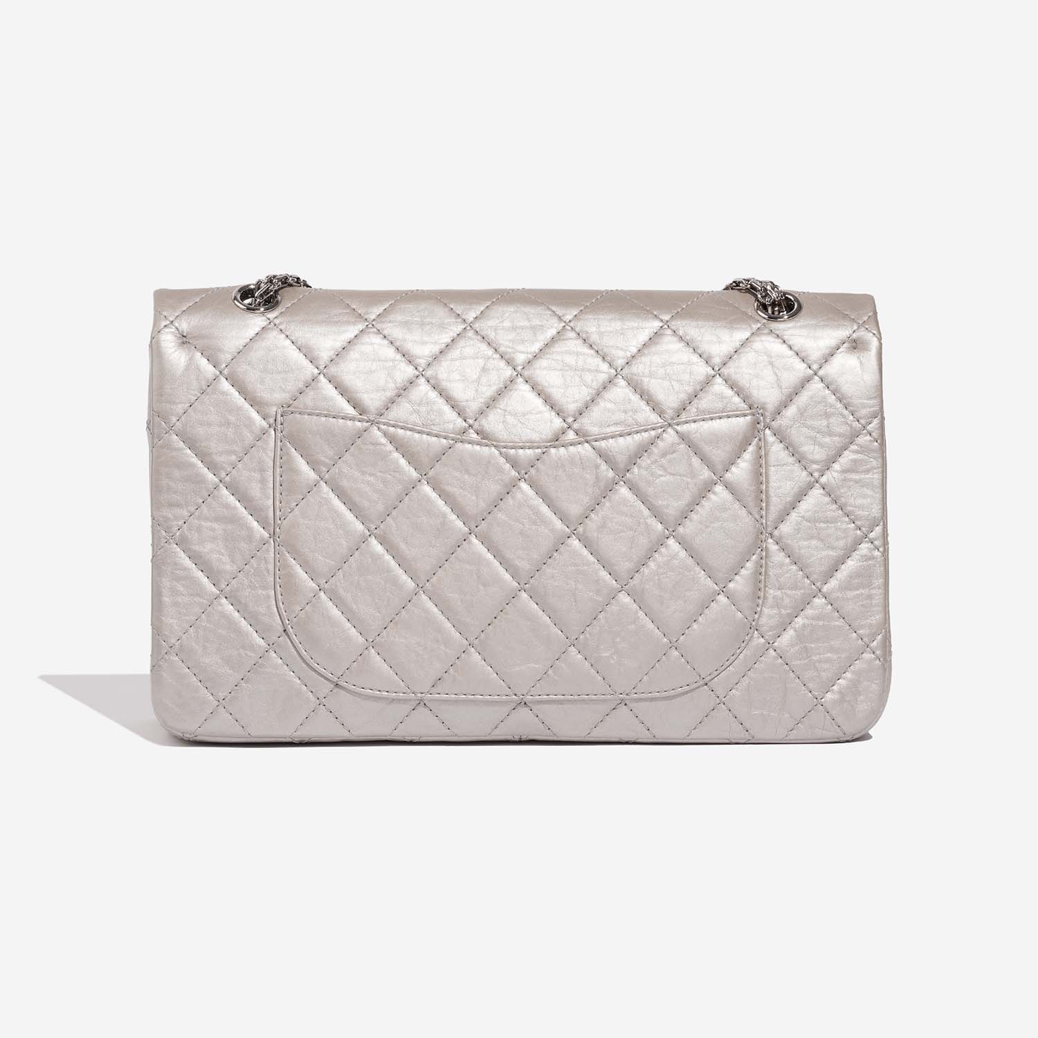 Chanel 255Reissue 227 Silver Back  | Sell your designer bag on Saclab.com