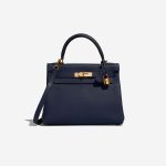 Hermès Kelly 28 BleuSaphir Front | Verkaufen Sie Ihre Designer-Tasche auf Saclab.com