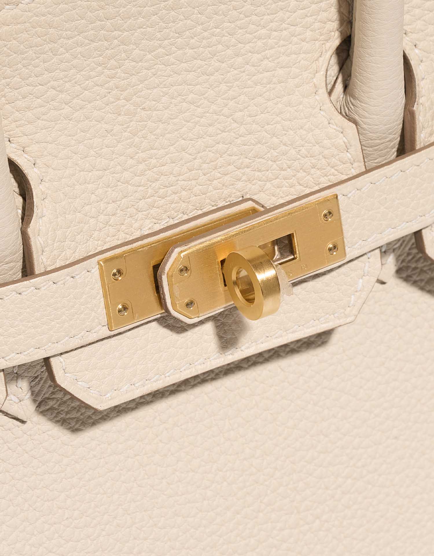 Pre-owned Hermès Tasche Birkin HSS 25 Togo Craie / Rose Extreme Beige Closing System | Verkaufen Sie Ihre Designer-Tasche auf Saclab.com