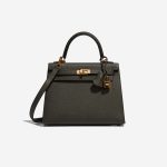 Hermès Kelly 25 VertDeGris Front  | Sell your designer bag on Saclab.com