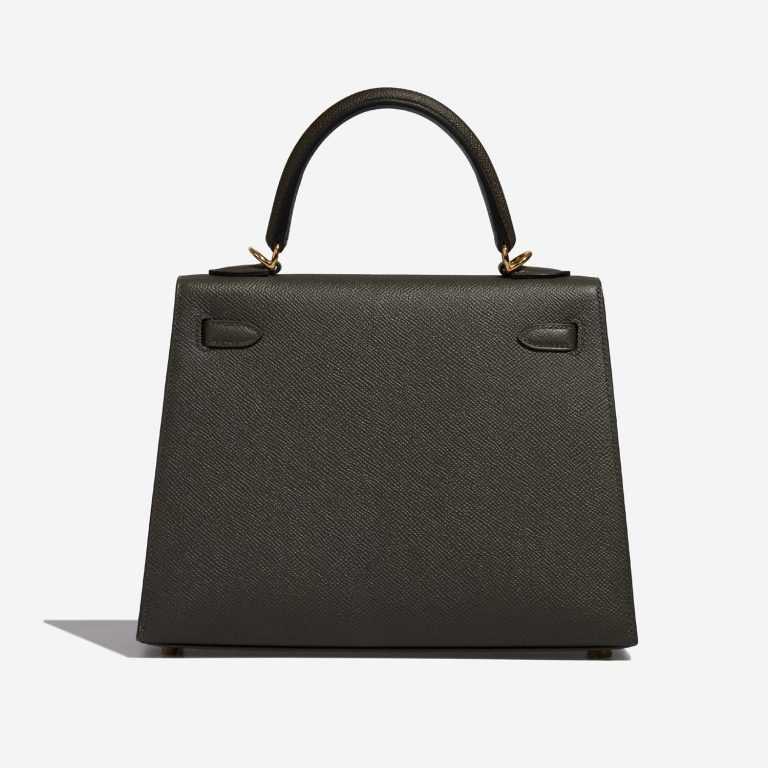 Hermès Kelly 25 VertDeGris Back  | Sell your designer bag on Saclab.com